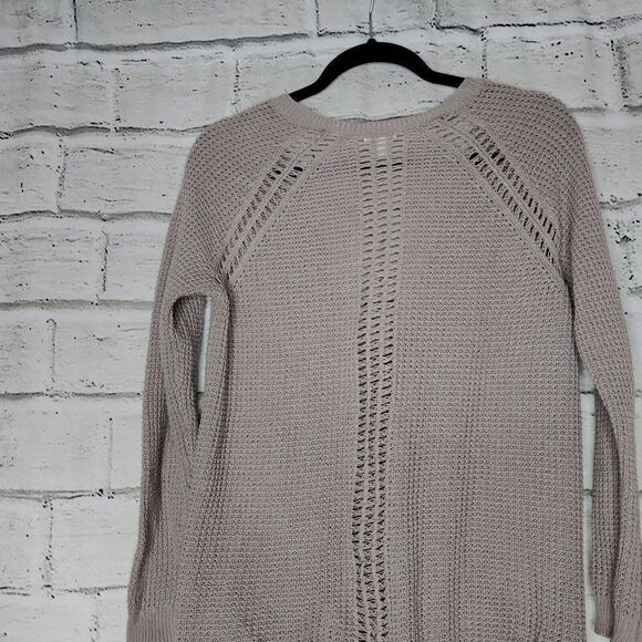 BP Tan Long Sleeved Button-Up Women's Knit Sweater Boyfriend Cardigan Size Small - Picture 4 of 11